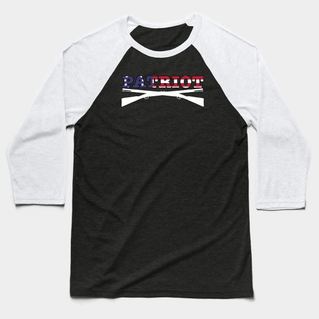 Patriot v. 2 (Dark Shirts) Baseball T-Shirt by Aeriskate